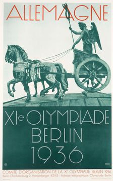 The 1936 Summer Olympics in Berlin, 1936. Creator: Dzubas, Wilhelm (Willy) (1877-1947)