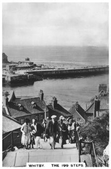 The 199 steps, Whitby, 1936