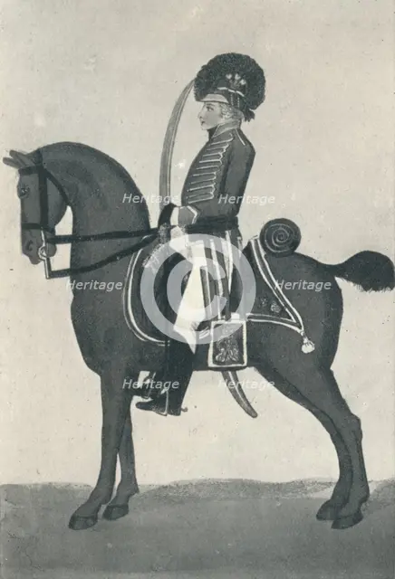 'The 10th (Or the Prince of Wales's Own) Regiment of Light Dragoons', 1800 (1909). Artist: Unknown.
