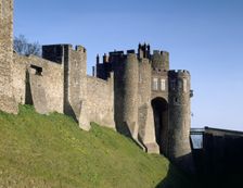 The 13th century Constable's Gate at Dover Castle, Kent, 1997. Artist: J Richards