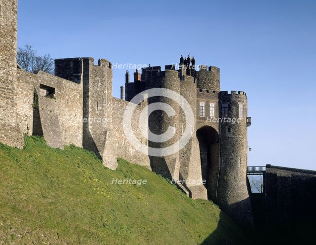 The 13th century Constable's Gate at Dover Castle, Kent, 1997. Artist: J Richards