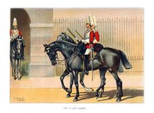The 1st Life Guards c1890.Artist: Geoffrey Douglas Giles