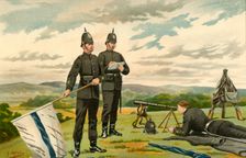 The 1st Middlesex (Victoria Rifles) - Volunteers 1890. Creator: Godfrey Douglas Giles