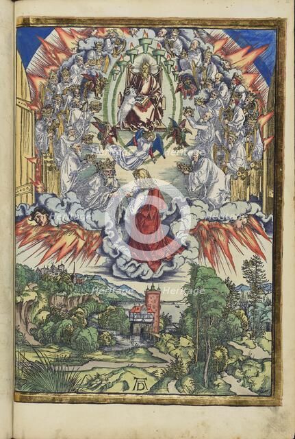 The 24 elders before the throne. From the Apocalypse (Revelation of John), 1511. Creator: Dürer, Albrecht (1471-1528).