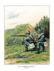 The 20th Middlesex (Artists) c1890.Artist: Geoffrey Douglas Giles