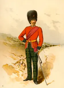 The 21st - Royal Scots Fusiliers 1890. Creator: Godfrey Douglas Giles