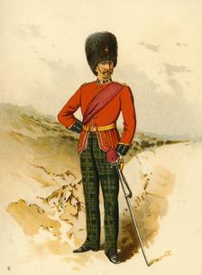 The 21st - Royal Scots Fusiliers 1890. Creator: Godfrey Douglas Giles