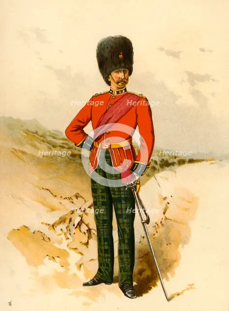 The 21st - Royal Scots Fusiliers', 1890. Creator: Godfrey Douglas Giles.