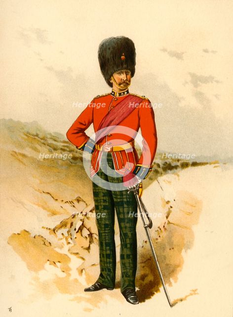 The 21st - Royal Scots Fusiliers', 1890. Creator: Godfrey Douglas Giles.