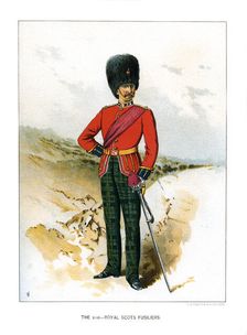 The 21st Royal Scots Fusiliers c1890