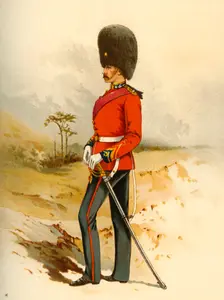 The 23rd - Royal Welsh Fusiliers 1890. Creator: Godfrey Douglas Giles