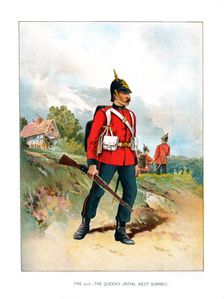 The 2nd, The Queen's (Royal West Surrey) c1890