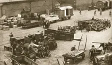 The 2nd Battalion of the Royal Sussex Regiment, Belfast, Ireland, 1907. Creator: AE Brown
