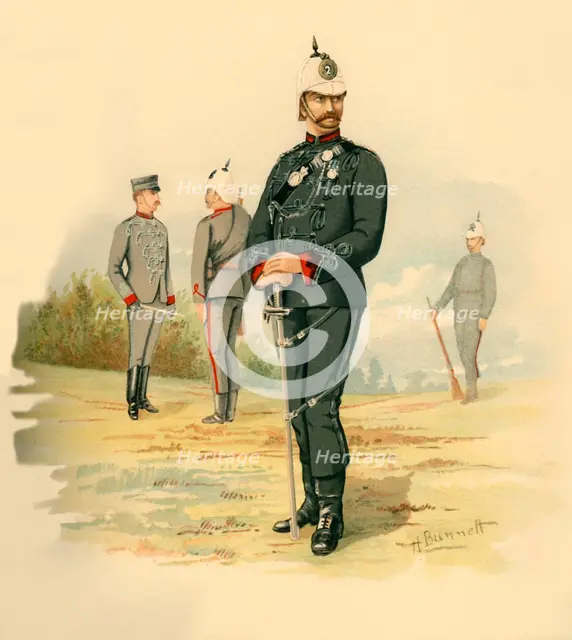 'The 2nd Queen's Own Rifles (Canada)', 1890. Creator: Godfrey Douglas Giles.