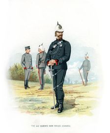 The 2nd Queen's Own Rifles (Canada) c1890.Artist: H Bunnett