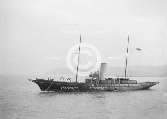 The 357 ton steam yacht 'Yarta', 1939. Creator: Kirk & Sons of Cowes.