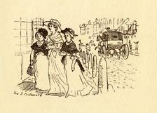 The 3 Customers 1878, (c1918). Creator: Randolph Caldecott