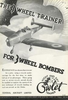 The 3 Wheel Trainer For 3 Wheel Bombers 1941. Creator: Unknown