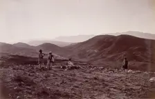 The 44th hill looking towards Jagdulluck, Afghanistan, 1879. Creator: John Burke