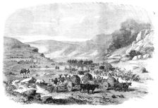 The 45th Regiment, Native Infantry, Burning a Santhal Village and Recovering Plunder, 1856. Creator: Unknown
