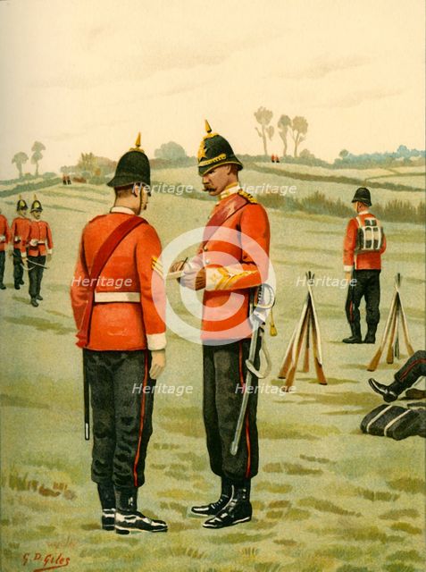 'The 43rd - Oxfordshire Light Infantry', 1890. Creator: Godfrey Douglas Giles.