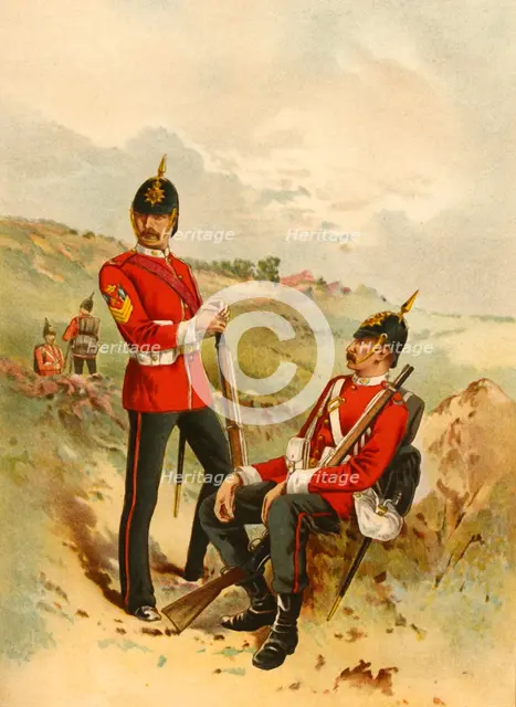 'The 57th - Duke of Cambridge's Own (Middlesex)', 1890. Creator: Godfrey Douglas Giles.