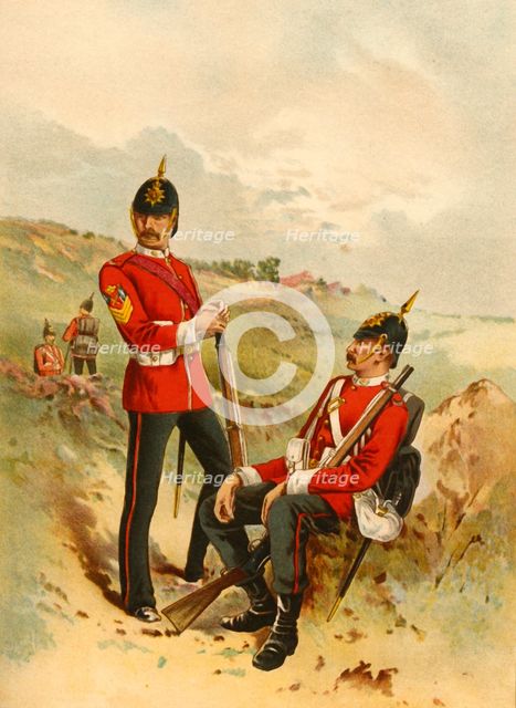 'The 57th - Duke of Cambridge's Own (Middlesex)', 1890. Creator: Godfrey Douglas Giles.