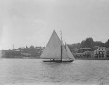 The 5 ton cutter Heroine III under sail. Creator: Kirk & Sons of Cowes