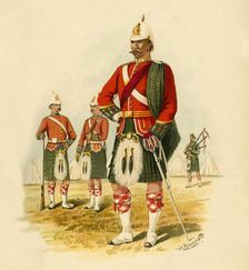 The 5th Royal Scots of Canada 1890. Creator: Godfrey Douglas Giles