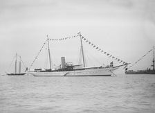 The 664 ton steam yacht North Star, 1911. Creator: Kirk & Sons of Cowes