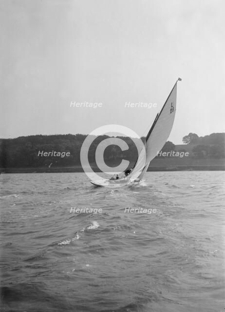The 6 Metre sloop 'Euterpe'. Creator: Kirk & Sons of Cowes.