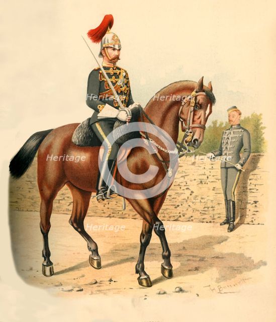 'The 6th Regiment of Cavalry (Hussars, Canada)', 1890. Creator: Godfrey Douglas Giles.