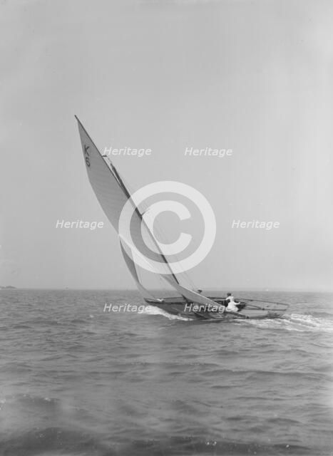 The 7 Metre Olympic class 'Quaker Girl', 1911. Creator: Kirk & Sons of Cowes.