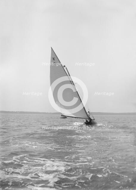 The 7 Metre 'Nelta', 1911. Creator: Kirk & Sons of Cowes.