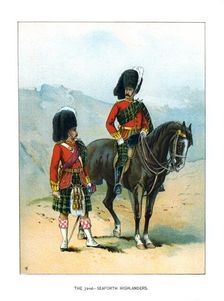 The 72nd Seaforth Highlanders c1890