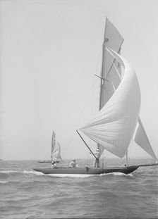 The 8 Metre class Termagent and Endrick 1911. Creator: Kirk & Sons of Cowes
