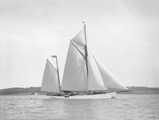 The 96 ft ketch Julnar 1911. Creator: Kirk & Sons of Cowes