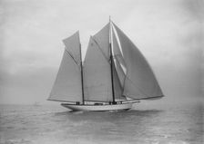 The 96 ft ketch Julnar 1912. Creator: Kirk & Sons of Cowes