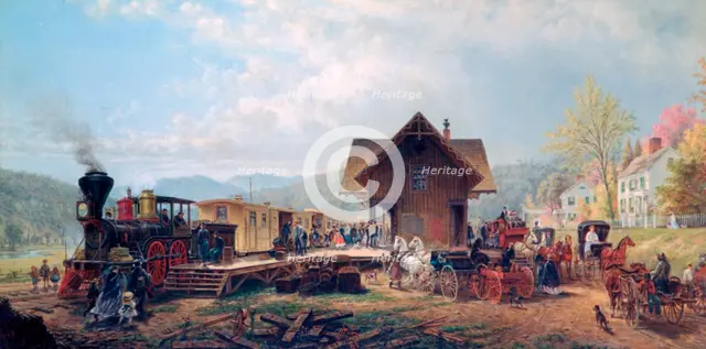 'The 9:45 Accommodation', 1867. Artist: Edward Lamson Henry