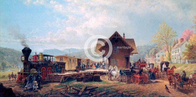 'The 9:45 Accommodation', 1867. Artist: Edward Lamson Henry