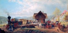 The 9:45 Accommodation 1867. Artist: Edward Lamson Henry