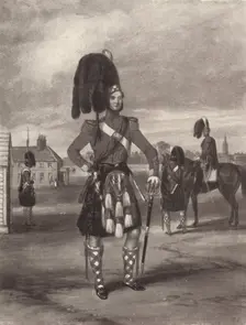 The 93rd (Sutherland) Highlanders (Review Order) c1820-1870, (1909). Creator: John Harris the Younger