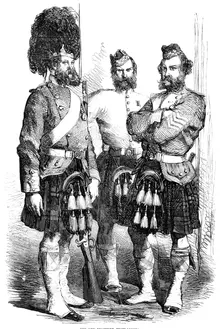 The 93rd Regiment, Highlanders, 1857. Creator: Unknown
