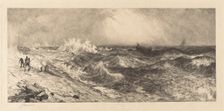 The Much Resounding Sea, 1886. Creator: Thomas Moran