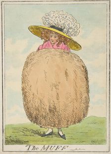 The Muff, February 16, 1787. Creator: Attributed to Henry Kingsbury (British, active ca. 1775-98)
