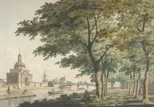 The Muiderpoort, Amsterdam, seen from the Plantage, 1771. Creator: Hendrick Keun