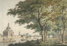 The Muiderpoort, Amsterdam, seen from the Plantage, 1771. Creator: Hendrick Keun