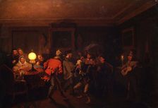 The mummers, 1873. Creator: Solomatkin, Leonid Ivanovich (1837-1883)