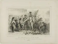 The Munitioners of July 28, 1831. Creator: Auguste Raffet