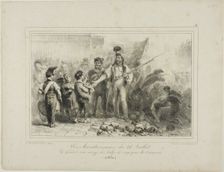 The Munitioners of July 28, 1831. Creator: Auguste Raffet